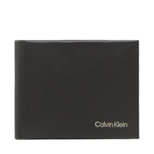 Duży Portfel Męski Calvin Klein Ck Concise Bifold 6Cc W/Bill K50K510597 Czarny