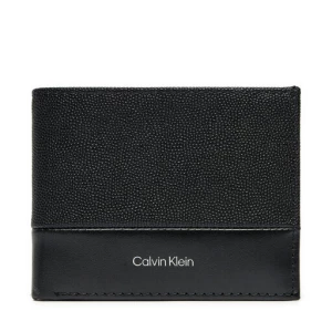 Duży Portfel Męski Calvin Klein Ck Must Bifold 5cc W/Coin K50K512678 Czarny