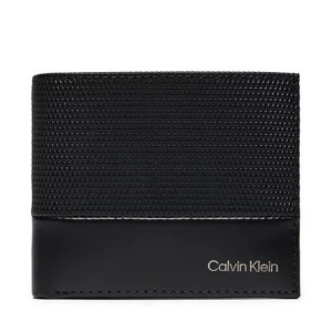 Duży Portfel Męski Calvin Klein Ck Remote Bifold 5Cc W/Coin K50K512423 Czarny