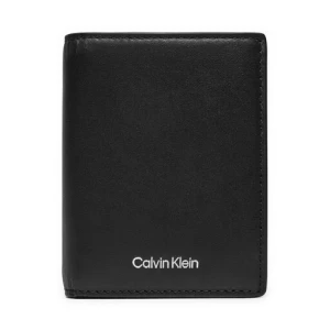 Duży Portfel Męski Calvin Klein Ck Sleek Bifold 7cc W/Coin K50K512694 Czarny