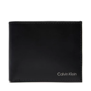 Duży Portfel Męski Calvin Klein Ck Smooth Bifold 5Cc W/Coin K50K512076 Czarny