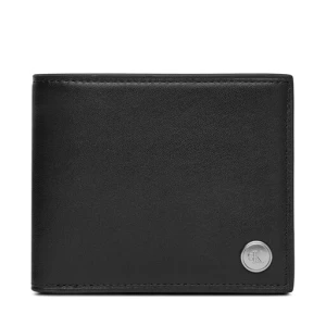Duży Portfel Męski Calvin Klein Jeans Jeans Hardware Bifold W/Coin LV04G1082G Czarny