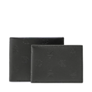 Duży Portfel Męski Calvin Klein Jeans Monogram Soft Bifold+Card Aop K50K510438 0GJ