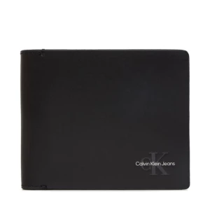 Duży Portfel Męski Calvin Klein Jeans Monogram Soft Bifold K50K512171 Czarny