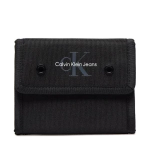 Duży Portfel Męski Calvin Klein Jeans Sport Essentials Velcro Wallet K50K511437 Black BEH