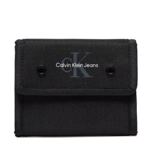 Duży Portfel Męski Calvin Klein Jeans Sport Essentials Velcro Wallet K50K511437 Czarny