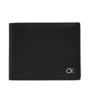 Duży Portfel Męski Calvin Klein Metal Ck Bifold 5Cc K50K512294 Czarny