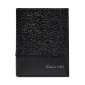 Duży Portfel Męski Calvin Klein Subtle Mix Bifold 6Cc W/Coin K50K511667 Czarny