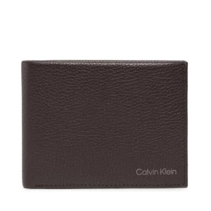 Duży Portfel Męski Calvin Klein Warmt Bifold 5Cc W/Coin L K50K507896 Brązowy