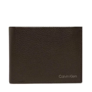 Duży Portfel Męski Calvin Klein Warmth Trifold 10Cc W/Coin L K50K507969 Brązowy