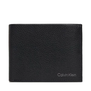 Duży Portfel Męski Calvin Klein Warmth Trifold 10Cc W/Coin L K50K507969 Czarny