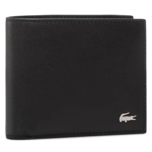 Duży Portfel Męski Lacoste Small Billfold NH1115FG Czarny