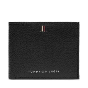 Duży Portfel Męski Tommy Hilfiger Th Central Mini Cc Wallet AM0AM11854 Black BDS