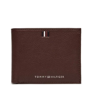 Duży Portfel Męski Tommy Hilfiger Th Central Mini Cc Wallet AM0AM11854 Brązowy