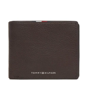 Duży Portfel Męski Tommy Hilfiger Th Corp Cc & Coin AM0AM13740 Brązowy
