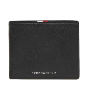 Duży Portfel Męski Tommy Hilfiger Th Corp Cc & Coin AM0AM13740 Czarny
