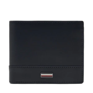 Duży Portfel Męski Tommy Hilfiger Th Corp Cc Flap And Coin AM0AM13246 Granatowy