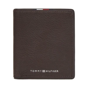 Duży Portfel Męski Tommy Hilfiger Th Corp Trifold AM0AM13742 Brązowy