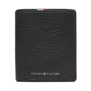 Duży Portfel Męski Tommy Hilfiger Th Corp Trifold AM0AM13742 Czarny
