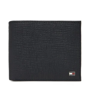 Duży Portfel Męski Tommy Hilfiger Th Flag Cc & Coin AM0AM13709 Granatowy
