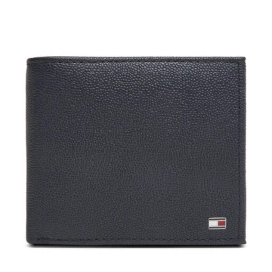 Duży Portfel Męski Tommy Hilfiger Th Flag Cc Flap And Coin AM0AM13520 Granatowy