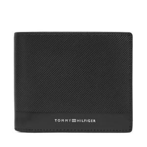 Duży Portfel Męski Tommy Hilfiger Th Foundation Extra Cc And Coin AM0AM13509 Czarny