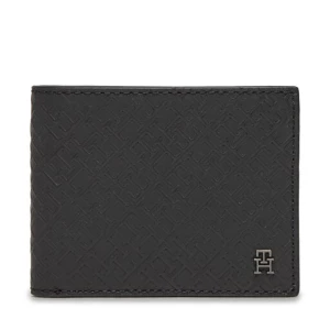Duży Portfel Męski Tommy Hilfiger Th Monogram Mini Cc Wallet AM0AM11849 Black BDS