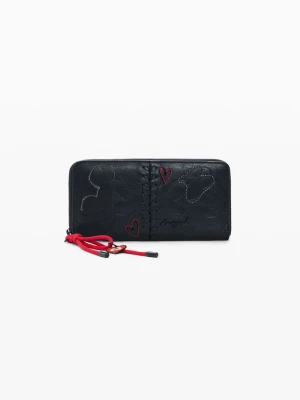 duży portfel Mickey Mouse™ Desigual czarny
