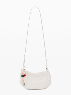 Duży portfel na ramię z charmsami Desigual