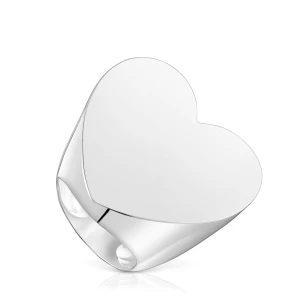 Duży Sygnet Ze Srebra W Kształcie Serca Sweet Dolls - Tous