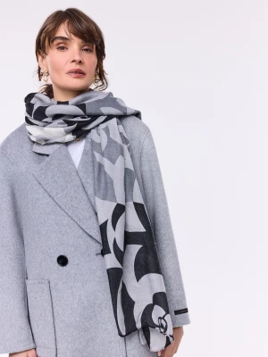 Duży szal w geometryczne wzory TARANKO