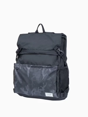 Duży szary plecak z kieszeniami Puccini