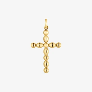 Duży Wisiorek Ze Złota Z Motywem Krzyża Basics - Tous