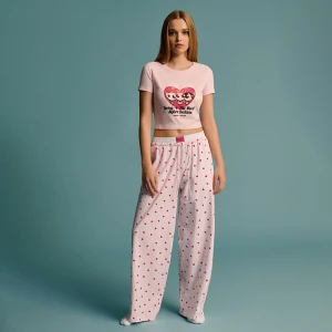 Dwuczęściowa piżama z motywem Atomówek House