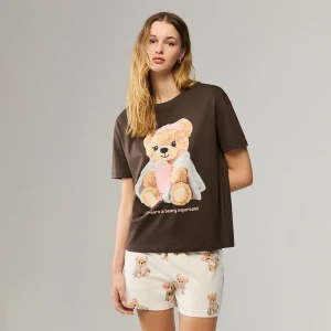 Dwuczęściowa piżama z motywem misia House