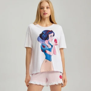 Dwuczęściowa piżama z nadrukiem Królewny Śnieżki House