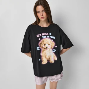 Dwuczęściowa piżama z nadrukiem pieska House