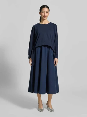 Dwuczęściowa sukienka dresowa z mieszanki bawełnianej model 'DESTINO' Weekend Max Mara