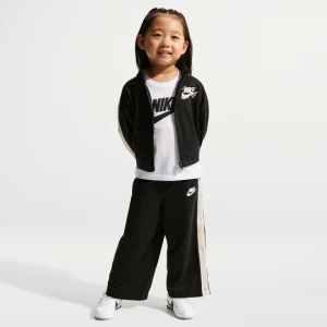 Dwuczęściowy dres dla maluchów Nike Retro Remix - Czerń