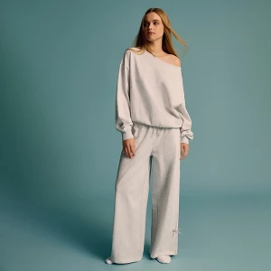 Dwuczęściowy dres z bawełną i wiskozą szary House