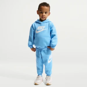 Dwuczęściowy dzianinowy zestaw dla maluchów Nike Club - Niebieski