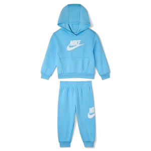 Dwuczęściowy dzianinowy zestaw dla niemowląt Nike Club (12–24 M) - Niebieski