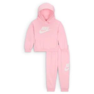 Dwuczęściowy dzianinowy zestaw dla niemowląt Nike Club (12–24 M) - Różowy