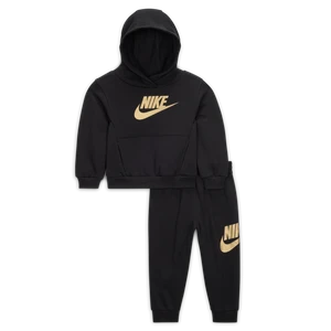 Dwuczęściowy zestaw dla niemowląt Nike Club Fleece Set - Czerń
