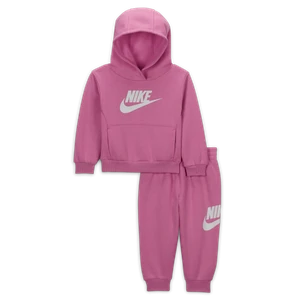Dwuczęściowy zestaw dla niemowląt Nike Club Fleece Set - Różowy
