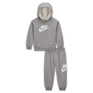 Dwuczęściowy zestaw dla niemowląt Nike Club Fleece Set - Szary
