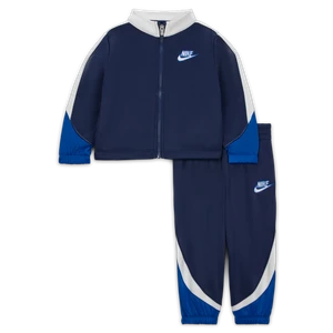 Dwuczęściowy zestaw dla niemowląt w kontrastowych kolorach Nike Propus (12–24 M) - Niebieski