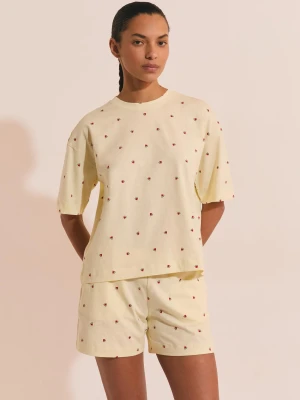 Dwuczęściowy zestaw piżamowy w wzór arbuzów Etam