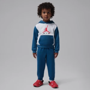Dwuczęściowy zestaw z bluzą z kapturem dla maluchów Air Jordan - Niebieski