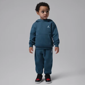 Dwuczęściowy zestaw z bluzą z kapturem dla maluchów Jordan Brooklyn Fleece - Niebieski